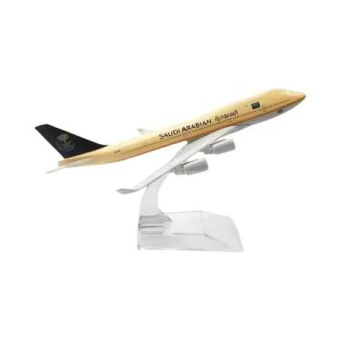 Imagem de Modelo De Avião Em Metal Fundido De 16CM, Brinquedo Colecionável 737 7