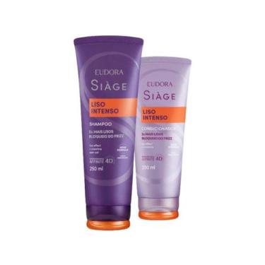 Imagem de Shampoo e Condicionador Eudora Siàge Liso Intenso