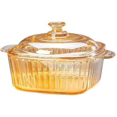 Imagem de Terrina/Tigela Quadrada com Tampa 1 Litro N249063-7 - Quanhe