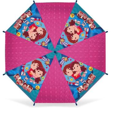 Imagem de Guarda-Chuva Infantil C/ Apito Maria Clara e JP - Semax, Rosa