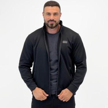 Imagem de Blusa Red Nose Helanca Aberta com Zíper Masculina, G, Preto