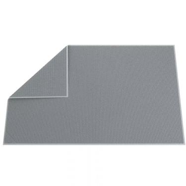 Imagem de Pano de Prato Microfibra com Imã Cinza para Cozinha Limpeza Eficiente 1 Unidade Flashlimp