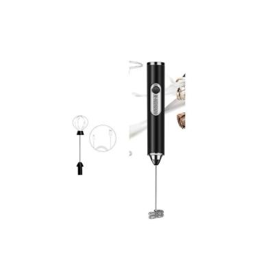 Imagem de Mixer Elétrico Recarregável de Mão OEM para Claras de Ovos Leite Café 3 Velocidades Preto-T 110V