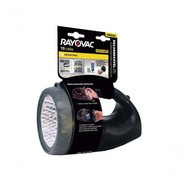 Imagem de Lanterna Recarregável R19led110v220v para Uso ao Ar Livre com Alta Luminosidade Bivolt Rayovac