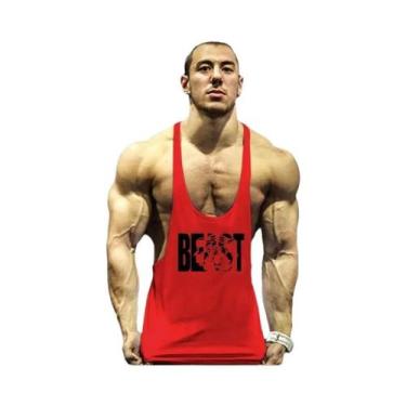 Imagem de Camiseta Sem Mangas Para Academia Masculina, Top De Fitness, T-shirt D