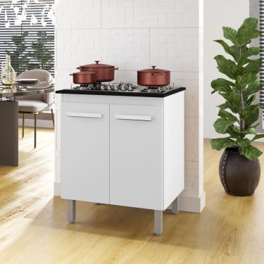 Imagem de Balcão Para Cooktop Jade 4 Bocas - Branco