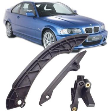 Imagem de Kit 3 Guias do Tensor de Corrente Bmw 325 328 330 525 528 530 M3 X3 X5