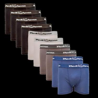 Imagem de Cuecas Boxer Red Nose Cotton Kit 6 Unidades Masculino M, M