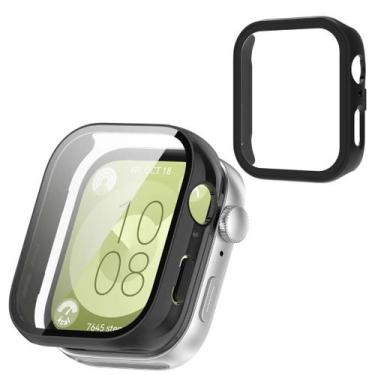 Imagem de Case de proteção 360 para Huawei Watch Fit 3 - acrílico - Genérica