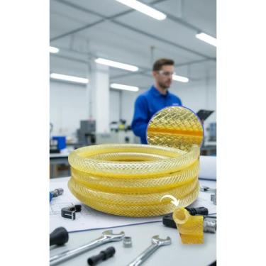 Imagem de 2x Mangueira Gás Cozinha 10m Reforçada 3/8 3.8mm - Congratulations Sto