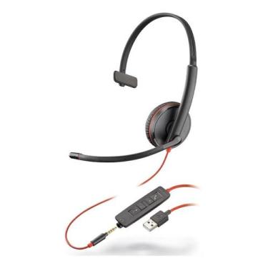 Imagem de Headset HP POLY Usb-A E P2 Blackwire C3215 - 80S06A6, Preto, 80S06A6