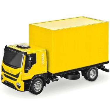 Imagem de Miniatura Caminhão Iveco Tector Com Baú E Acessórios - Usual Brinquedo