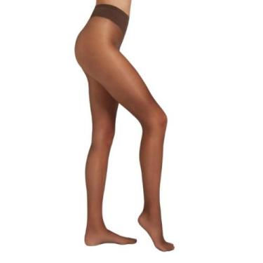Imagem de Meia calça news fio 15 fina ref:5680 feminino - LUPO, Marrom, M