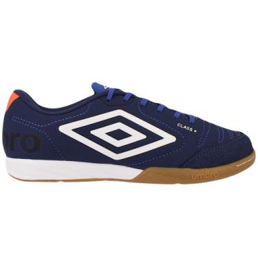 Imagem de Tênis Umbro Futsal Class+ Masculino, Marinho, Azul, 42