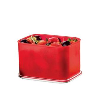 Imagem de Tupperware Baseline Retangular 1,3L, Vermelha