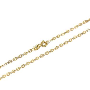 Imagem de Cordão Em Ouro 18k Corações Vazados 45cm Corrente Colar Gargantilha Fe