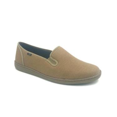 Imagem de Sapatilha Masculina Lona Bege Vudalfor Conforto 3020, Bege, 39