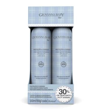 Imagem de Desodorante Giovanna Baby Aerossol Blue 2 Unidades