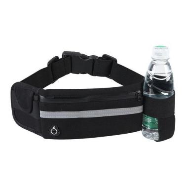 Imagem de Pochete Unissex para Corrida com Bolso Porta Celular Porta Garrafa e O