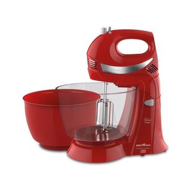 Imagem de Batedeira Convencional Britânia Diamante Cristal Double Mixer 550W 4 Velocidades Vermelho 110V