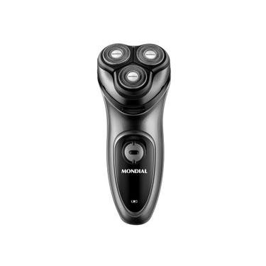 Imagem de Barbeador Elétrico Mondial Power Shave 3 Lâminas Duplas 5w Be-02 Preto/prata Bivolt