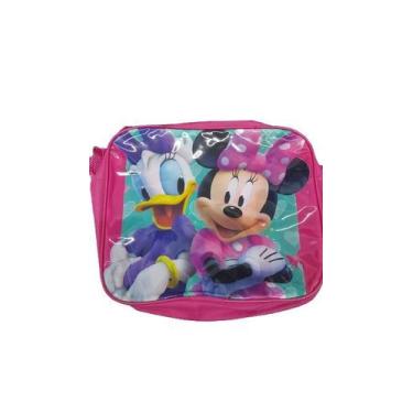 Imagem de Bolsa infantil de vinil retangular tiracolo - princesas - ETIHOME, Pin