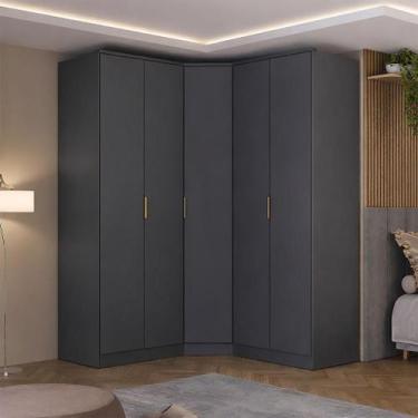 Imagem de Guarda Roupa 2,00m Modulado 5 Portas e 4 Gavetas 100% MDF - Mambel Q, 