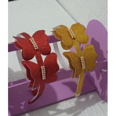 Imagem de Tiara de Borboletas - @Leiartesanatos