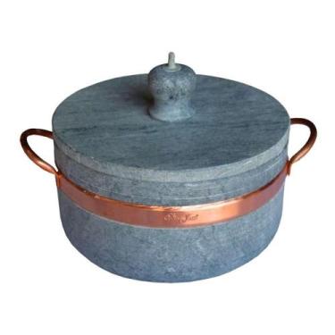 Imagem de Panela de Pressao Pan.press-SJ-U-pedsab3600 Pedra Sabao 3,6L Alca em C