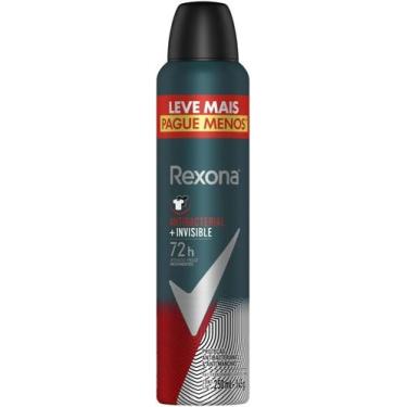 Imagem de Desodorante Antitranspirante Aerosol Rexona Men Antibacterial + Invisi
