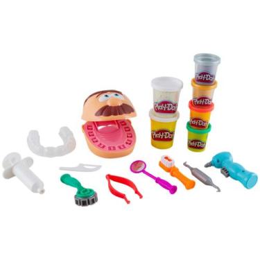 Imagem de Massinha Play-Doh Brincando de Dentista Hasbro - com Acessórios
