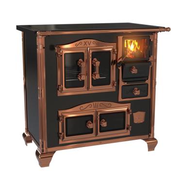 Imagem de Fogao a Lenha Venax n 1 Princess Premium Preto Rose Gold SE