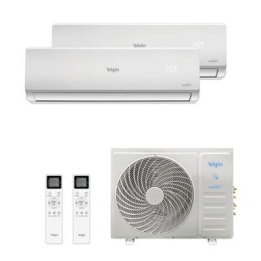 Imagem de Ar Condicionado Bi Split Elgin Total 18.000 Btus (Hi Wall 9.000 Btus +