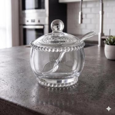 Imagem de Açucareiro Pearl (200 g) Cristal - Wolff, Cristal