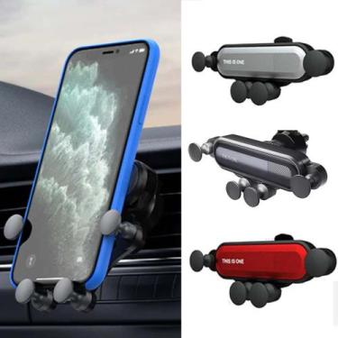 Imagem de Suporte Veicular Celular Saída De Ar Carro Automotivo Gps Universal - 
