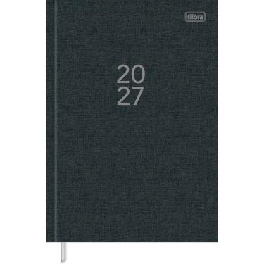 Imagem de Agenda Executiva Tilibra Milano Costurada 13,4X19,2CM Alta Performance para Gestão Preto