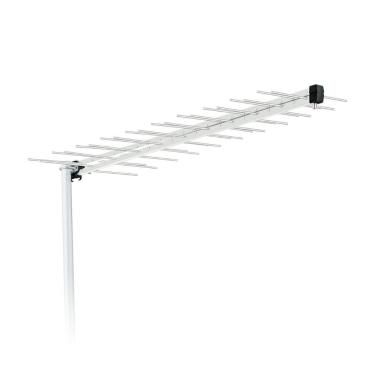 Imagem de Antena Externa Log para TV Aquário LU-40 Elementos 16dBi HDTV UHF 4K Filtro 4G