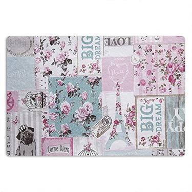 Imagem de 6 Jogo Americano Dreams - Flores Love Impermeável Pvc