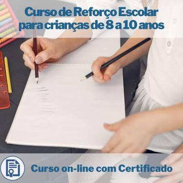 Imagem de Curso Online em videoaula de Reforço Escolar para crianças de 8 a 10 anos com Certificado