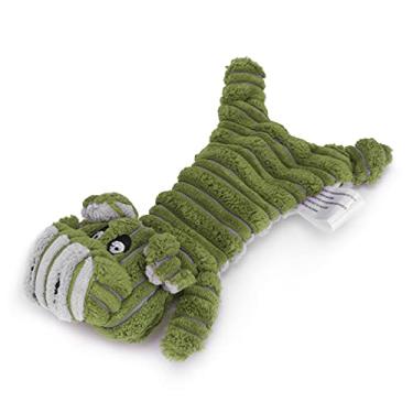 Imagem de Brinquedo de apertar para animais de estimação, brinquedo interativo de veludo cotelê para animais de estimação, brinquedo interativo para cães pequenos e médios (verde)