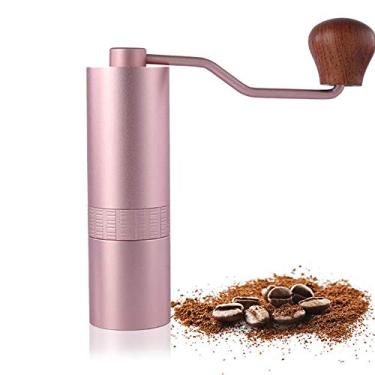 Imagem de Moedor de café manual ajustável de aço inoxidável com broca cônica portátil mini moedor de café para viagem