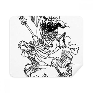 Imagem de Masterpiece Romance Three Kingdoms China Pano de limpeza Limpador de tela 2 peças Tecido de camurça