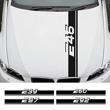 Imagem de MVMTVT Adesivo de carro para BMW E39 E46 E60 E90 E28 E30 E34 E36 E53 E61 E62 E70 E87 E91 E92 E93 Acessórios de carro Capota Vinil Filme Decalque