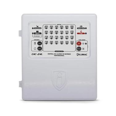 Imagem de Central de Alarme Convencional CAC  24 Laços X 24vcc
