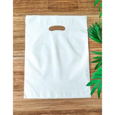 Imagem de 500 Sacola Plástica Premium Boca De Palhaço - Medidas