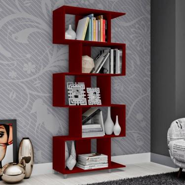 Imagem de Estante Cubos ESM209 Movelbento Vermelho
