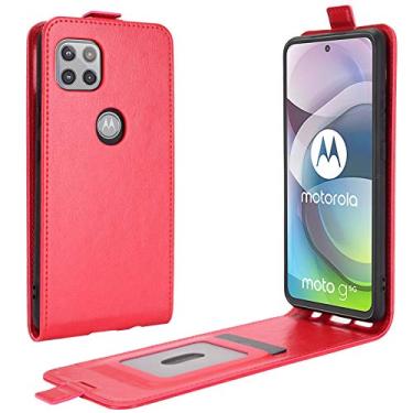 Imagem de YUNCHAO Caixa de telefone Para Motorola Moto G 5G R64 Texture Single Vertical Flip Capa protetora de couro com slots para cartões e moldura para fotos capa para celular