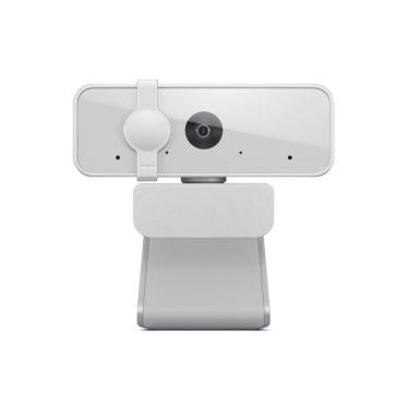 Imagem de Webcam Lenovo 300 Full HD Com 2 Microfones Integrados 1080p 30fps USB Cinza Claro GXC1E71383