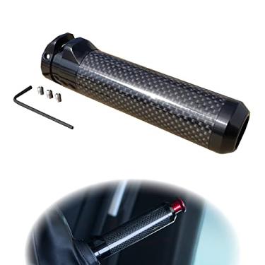 Imagem de GOGOCARBON Substituição manual de fibra de carbono seca E-Brake Handle Interior compatível com Scion FR-S Subaru BRZ 2012-2017 WRX STI Impreza 2008-2021 Revestimento transparente