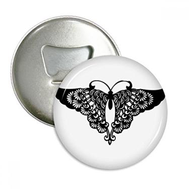Imagem de Borboleta com contorno de asa de babado, abridor de garrafas, emblema multifuncional